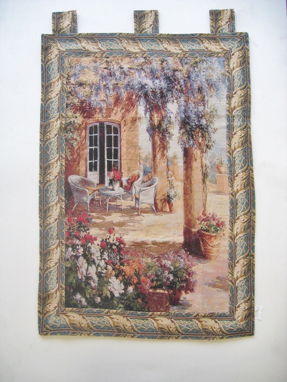 Quiet Evening Elegant Woven Fabric Baroque Tapestry Wall Hanging - 36" x 50" - Stores Basement - Discount Bedding