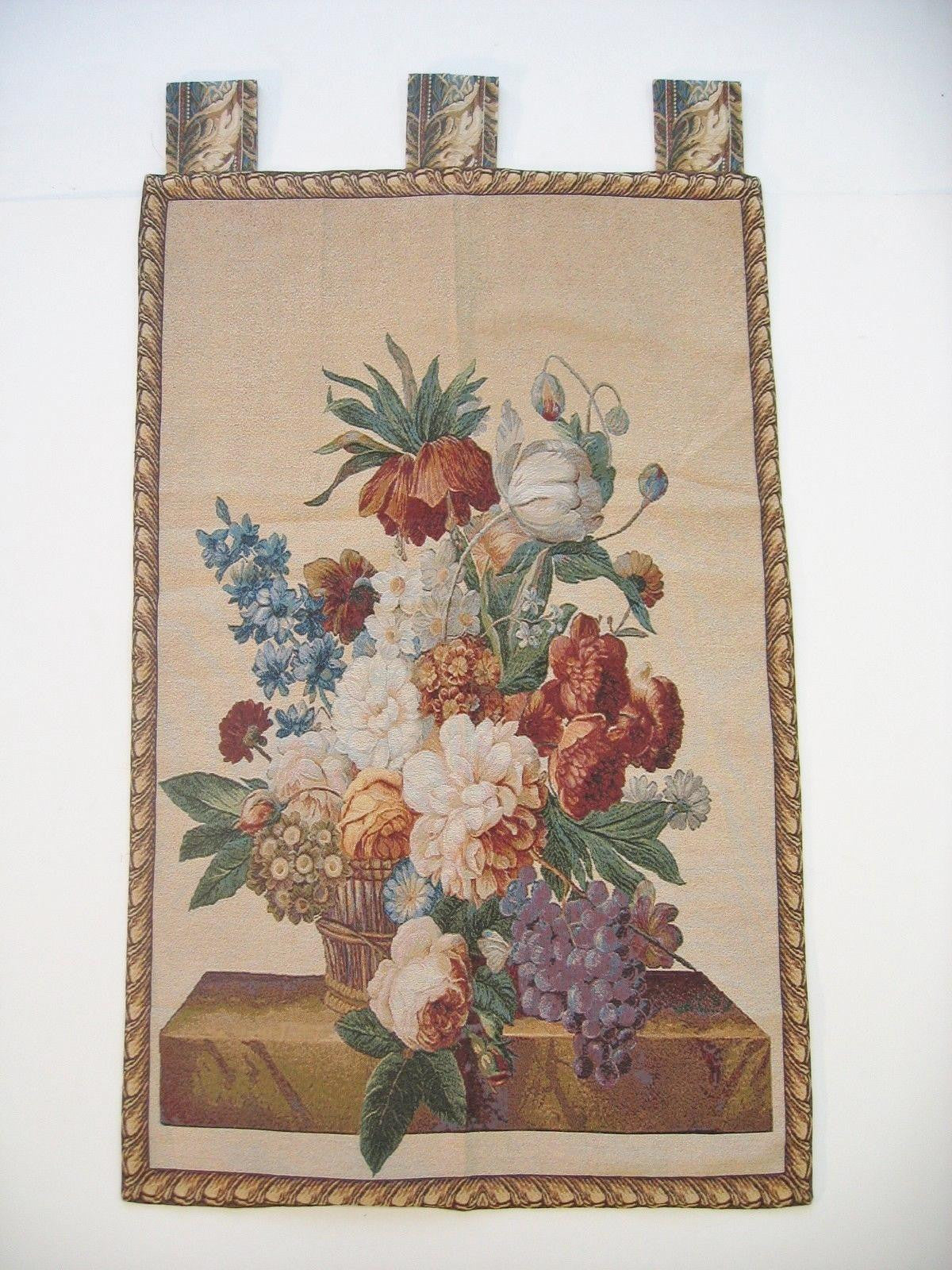 Spring Harvest Elegant Woven Fabric Baroque Tapestry Wall Hanging - 28" x 43" - Stores Basement - Discount Bedding