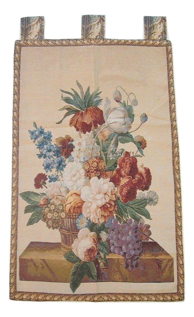 Spring Harvest Elegant Woven Fabric Baroque Tapestry Wall Hanging - 28" x 43" - Stores Basement - Discount Bedding